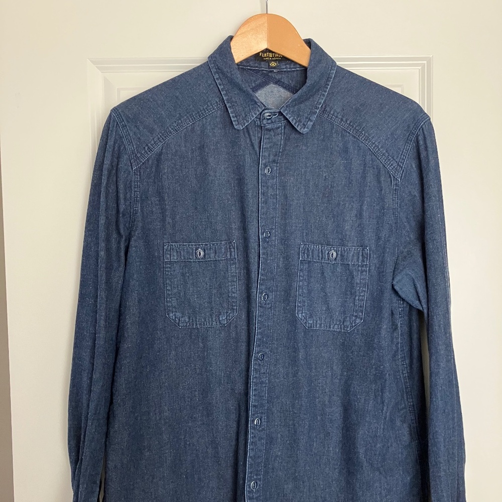 Flint and Tinder Denim Crossback Work Shirt